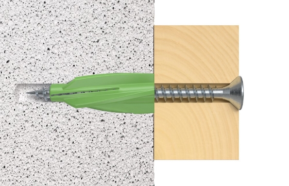 Afbeeldingen van fischer Gasbetonplug GB 8 Green