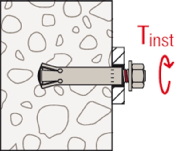 Afbeeldingen van fischer Achterinsnijdend anker FZA 22x100 m 16/60