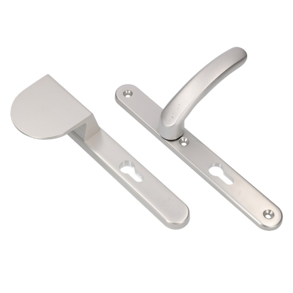 Afbeeldingen van AMI Veiligheids Rotaveer duwer/kruk smalschildgarnituur SKG** ovaal VHB 257/32/2 - 90/83 - 378 92mm ls