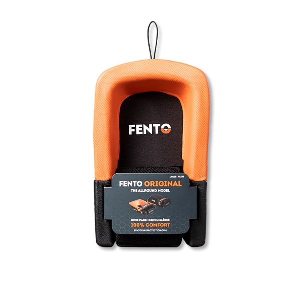 Afbeeldingen van FENTO Kniebeschermers ORIGINAL Zwart/oranje