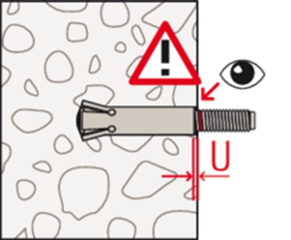 Afbeeldingen van fischer Achterinsnijdend anker FZA 22x100 m 16/60