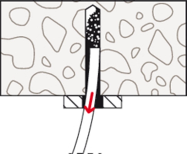 Afbeeldingen van fischer Nagelanker FNA II  6x25mm,  gegalvaniseerd, verzinkt