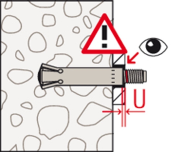 Afbeeldingen van fischer Achterinsnijdend anker FZA 22x100 m 16/60