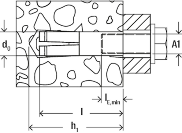 Afbeeldingen van fischer Inslaganker zonder rand EA M N 12