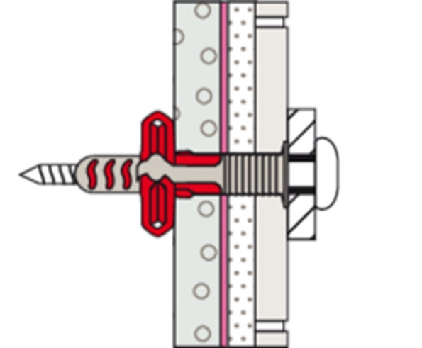 Afbeeldingen van fischer Waterdichte plug met schroef DuoSeal 6 x 38