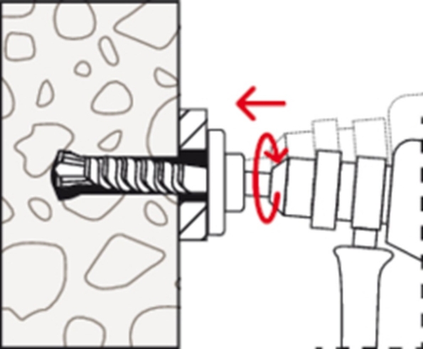 Afbeeldingen van fischer Achterinsnijdend anker FZA 22x100 m 16/60