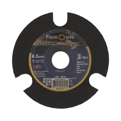 Afbeeldingen van Flexovit Zichtschijf Mega-View Inox 125x4,0x22