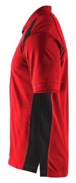 Afbeeldingen van Blåkläder Poloshirt piqué 3324  rood/zwart L