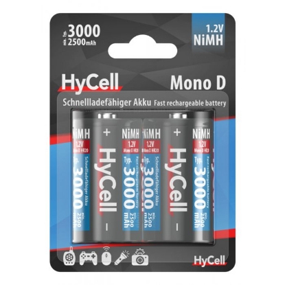 Afbeeldingen van Ansmann batterij NiMH D 1.2V 3000mAh (2)