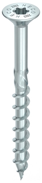 Afbeeldingen van HECO Spaanplaatschroef platverzonken kop HECO-Drive verzinkt blauw HECO-TOPIX-plus 5,0x120