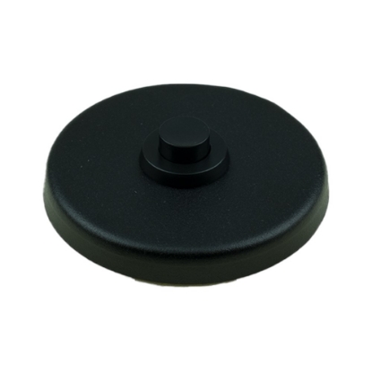 Afbeeldingen van Oxloc Beldrukker rond aluminium mat zwart 55mm