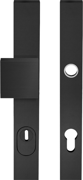 Afbeeldingen van Oxloc VH voordeurgarn 250x35mm rvs zwart PC92