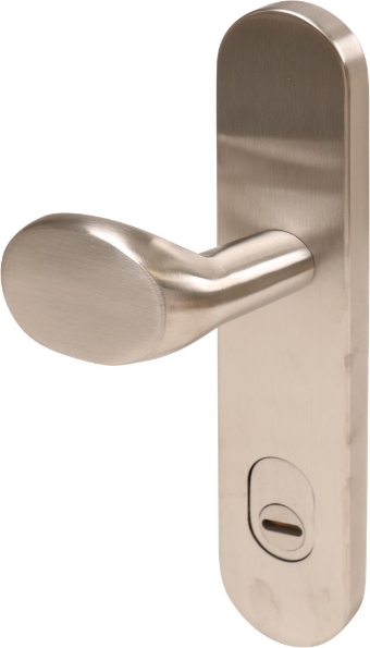 Afbeeldingen van Oxloc veiligheidsgarnituur zonder kruk pc92 links/rechts rvs