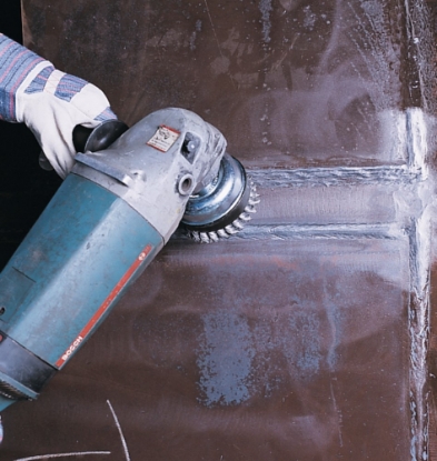 Afbeeldingen van LESSMANN Komborstels, gegolfd draad, staaldraad 125x0,50cm