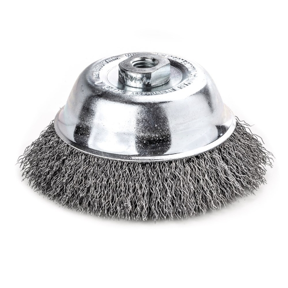 Afbeeldingen van LESSMANN Komborstels, gegolfd draad, staaldraad 125x0,50cm