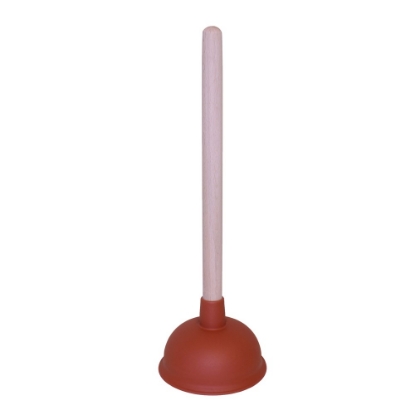 Afbeeldingen van Ontstopper met steel 135mm rubber