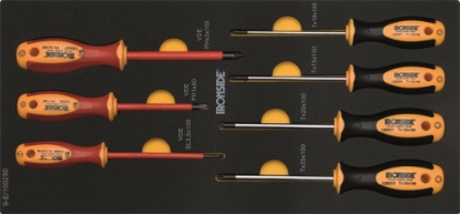 Afbeeldingen van Ironside Inlay nr. 9-E 7-delige schroevendraaierset