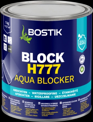 Afbeeldingen van Bostik BLOCK H777 aqua blocker grijs 1 kg