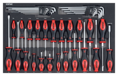 Afbeeldingen van Sonic Schroevendraaierset 41-dlg. SFS