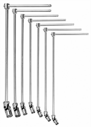 Afbeeldingen van Facom Soksleutelset gebogen 99C 8 delig