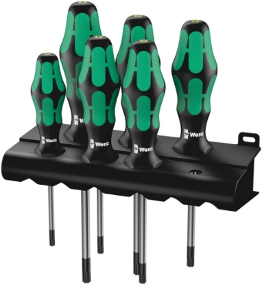 Afbeeldingen van Wera Schroevendraaierset torx 367/6 Kraftform 6 delig