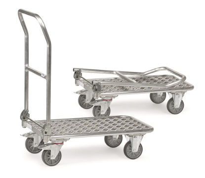 Afbeeldingen van Fetra Aluminium opklapbare wagen KW 12 laadvlak 900x600mm Draagvermogen: 200 kg