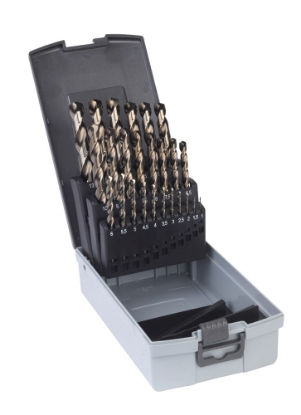 Afbeeldingen van Milwaukee Set HSS-G Co metaalboren in metalen cassette (25-delig) HSSGC Set - 25 pcs 25 dlg