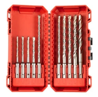 Afbeeldingen van Milwaukee Packout Friendly SDS-PLUS borenset M2  10-delig