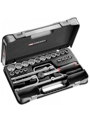 Afbeeldingen van Facom doppenset 25-delig inch maten