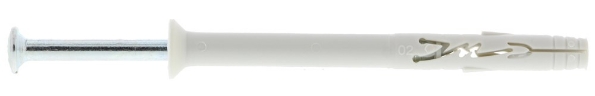 Afbeeldingen van SPIT Nylon slagplug met verzonken kop en verzinkte nagel HIT M VERZONKEN KOP 6x40/12