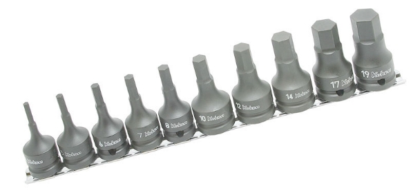 Afbeeldingen van Koken Slagdopsleutelset 1/2'' inbus metrisch 4 t/m 19