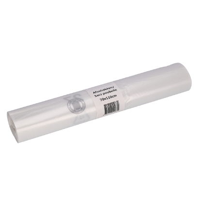 Afbeeldingen van Cleaninq afvalzak ldpe transparant T25 70x110cm