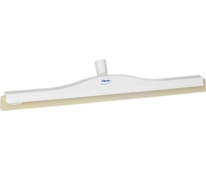 Afbeeldingen van Vikan vloertrekker 60cm kunstof wit met witte vloerrubber