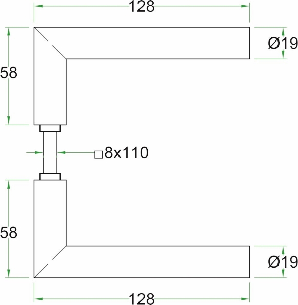 Afbeeldingen van Oxloc Deurkruk Tilburg RVS