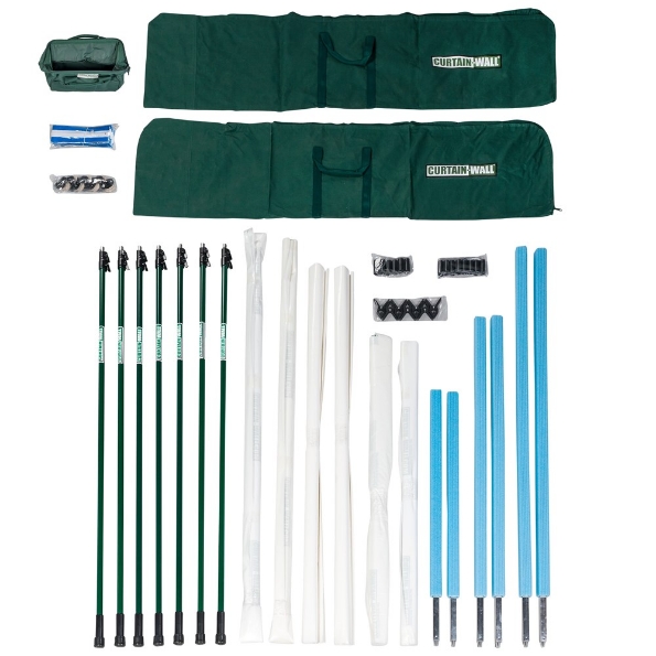 Afbeeldingen van Curtain-Wall Stofwand kit Pro Kit 7.2m