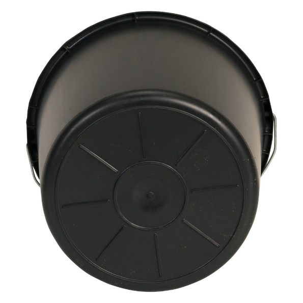 Afbeeldingen van Kelfort Bouwemmer Durable D Zwart 12 Ltr