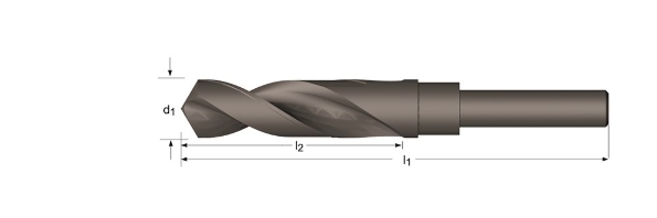 Afbeeldingen van Dormer HSS Spiraalboor met 1/2” gereduceerde schacht A170 18mm kolf 13mm