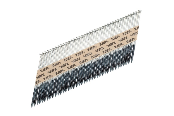 Afbeeldingen van TJEP Stripnagels 34° GR 31/80 D-Kop Verzinkt 3,1x80mm (4000)