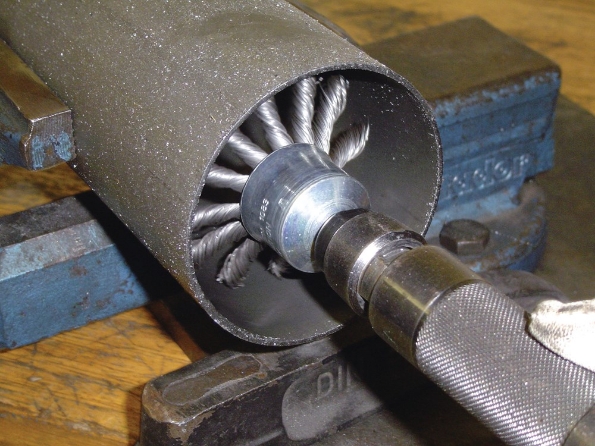 Afbeeldingen van LESSMANN Penseelborstel met stift, getordeerd 22mm 6 mm stift