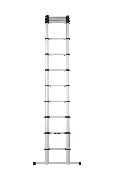 Afbeeldingen van Telesteps telescopische ladder eco-line 3.8m met stabilisatie balk