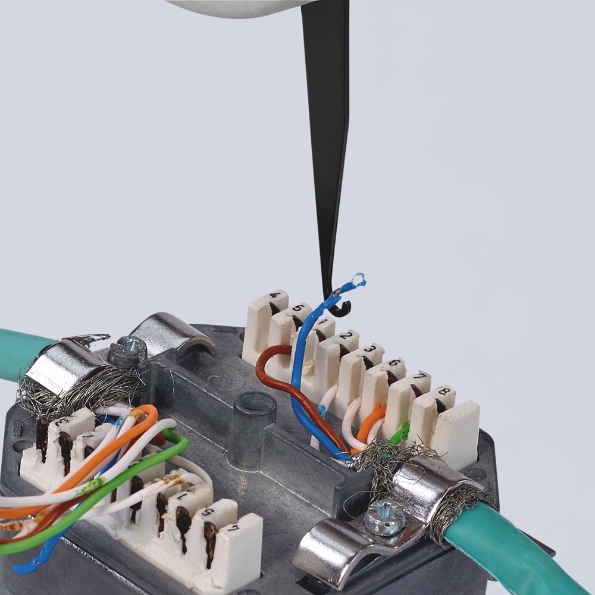 Afbeeldingen van KNIPEX Montagegereedschap voor UTP- en STP-kabels met geleider Ø 0,4 - 0,8 mm