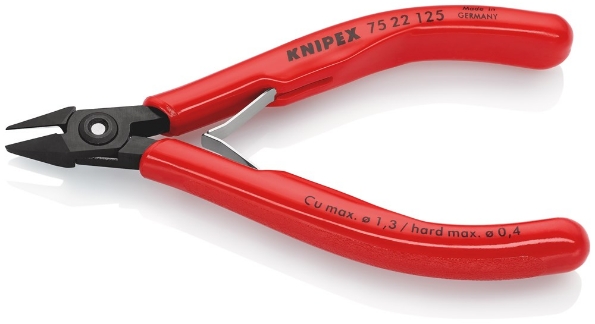 Afbeeldingen van KNIPEX Elektronica-zijsnijtang 125mm