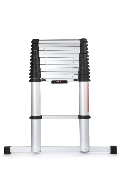 Afbeeldingen van Telesteps telescopische ladder eco-line 3.8m met stabilisatie balk