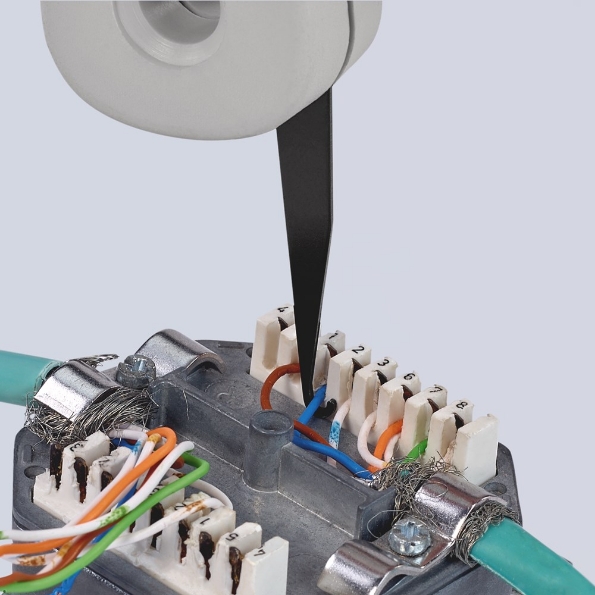 Afbeeldingen van KNIPEX Montagegereedschap voor UTP- en STP-kabels met geleider Ø 0,4 - 0,8 mm