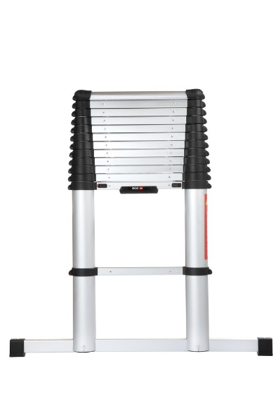 Afbeeldingen van Telesteps telescopische ladder eco-line 3.8m met stabilisatie balk