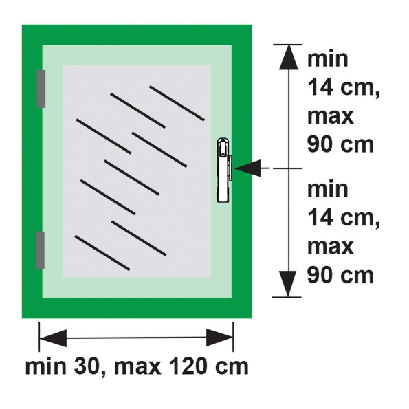 Afbeeldingen van AXA Veiligheids combi-raamsluiting Oyster Din rechts