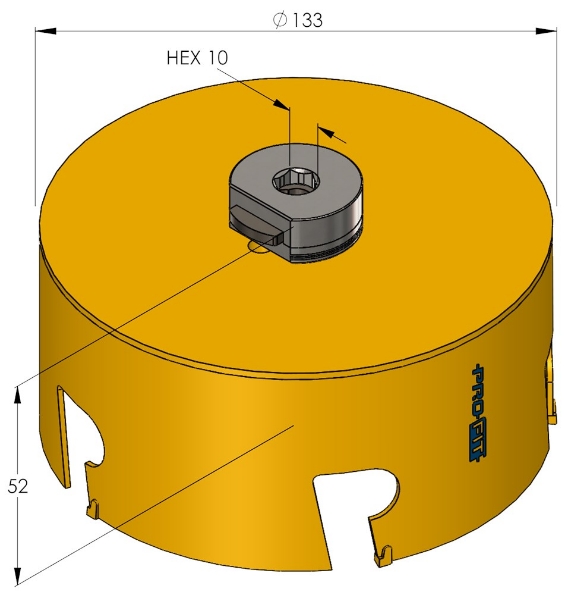 Afbeeldingen van ProFit Gatenzaag Multi Purpose 0908 133mm