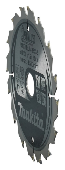 Afbeeldingen van Makita Zaagb Hout 136X20X1,5 16T 20G B-33532