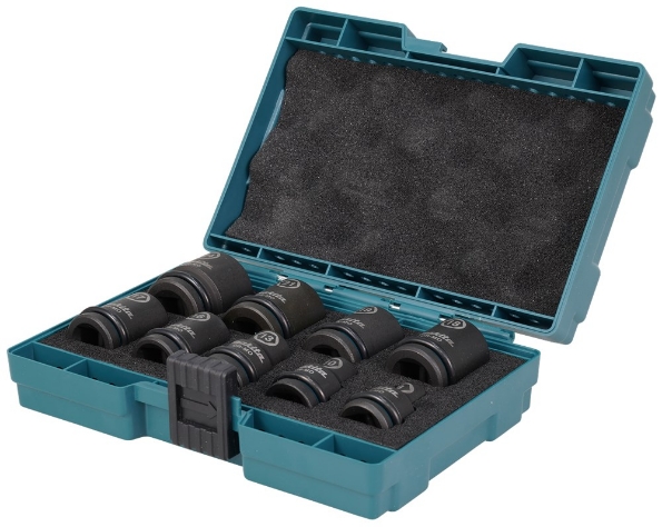 Afbeeldingen van Makita Krachtdopset IMPBL 1/2 9-dlg E-16564