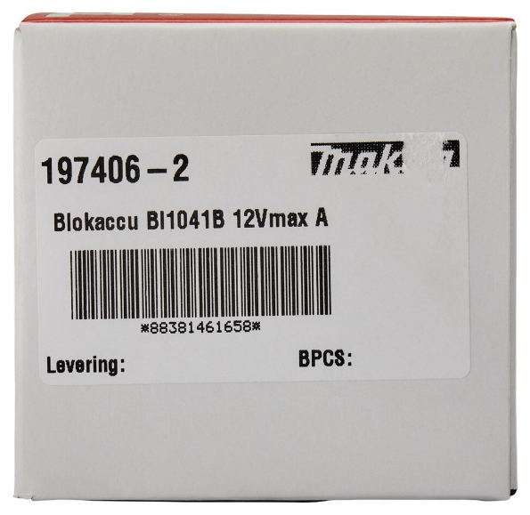 Afbeeldingen van Makita Accu Bl1041B 10,8V 4,0Ah 197406-2